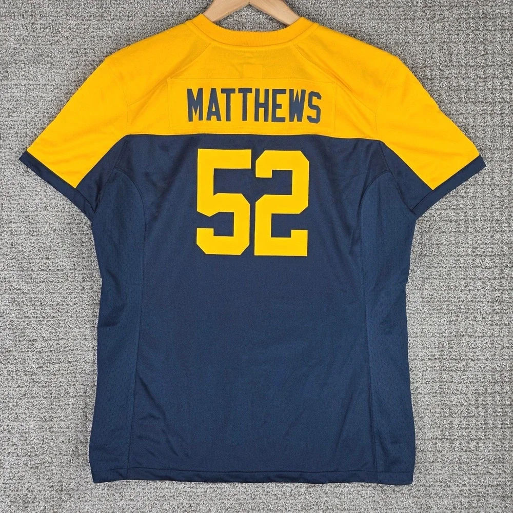 Alternate Nike Green Bay Packers‎ Clay Matthews Womens Jersey XL Blue On Field